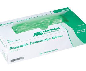 Disposable gloves long, dispenser  p/100